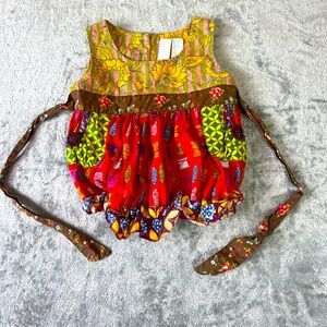 Matilda Jane Paint by Numbers Homegrown peasant bubble dress Size 2T